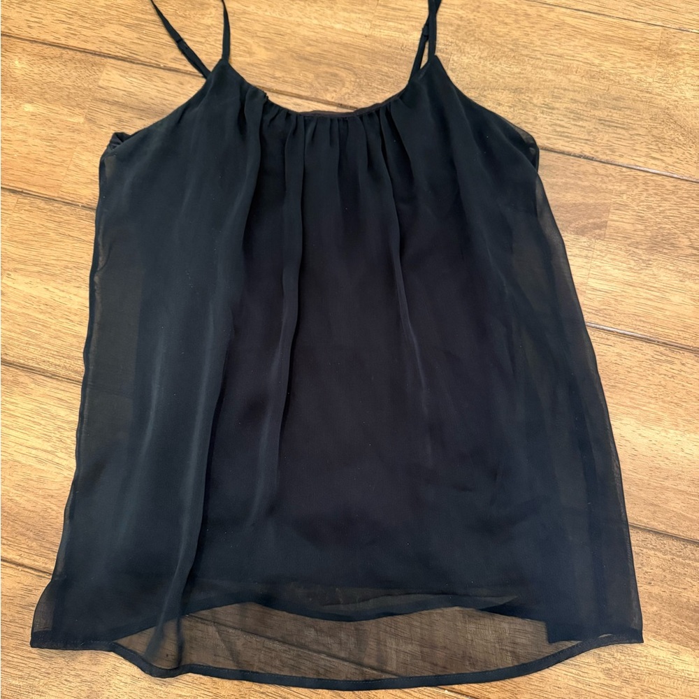 The Limited Black Sheer Camisole Top